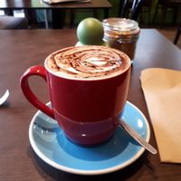 Large Almond cap at Scrumptious on Summer in Orange