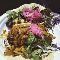 Tempeh & Mushroom, Spicy Kimchi & Tofu at Word on the Street - Food Truck in Talent