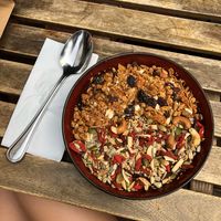 açai bowl at Sarnies in Central Singapore