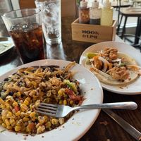 Veggie Bowl & sweet potato Taco. Great job Hook & Limee  at Hook & Lime in Omaha