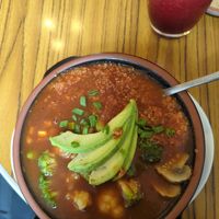 Veggie soup with quinoa at Cafe de Nucallacta in Cuenca