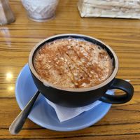 Loved the chai latte with oat milk at Cafe de Nucallacta in Cuenca