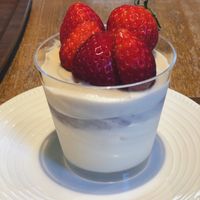 Strawberry Trifle  at Takagiya in Tokyo