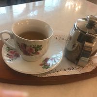 Lemongrass and pandan tea at The Peranakan in Central Singapore