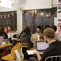 Inside at Imbala in Jerusalem