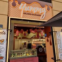 Entrance at Yummy Helados in Malaga