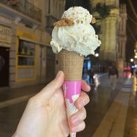 Carrot cake ice cream  at Yummy Helados in Malaga