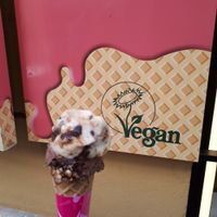 Vegan Ferrero rocher and Snickers! at Yummy Helados in Malaga