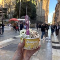 Vegan ice creamm  at Yummy Helados in Malaga