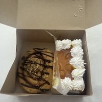 Nutella bun/ tangerine tarta   at Yummy Helados in Malaga