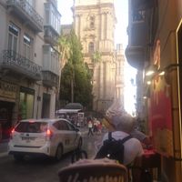 Right beside cathedral!  at Yummy Helados in Malaga