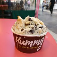 Almond crunch at Yummy Helados in Malaga
