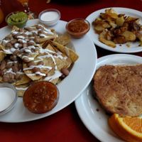 nachos and French toast at Herbivore - Berkeley in Berkeley