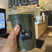 Super greens smoothie  at ReU Juicery & Organic Kitchen in Troy