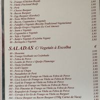 Cozinha vegan = vegan cuisine  at Pao Pao Queijo Queijo in Lisbon