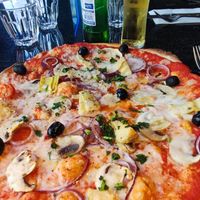 Vegan Pizza Giadiniera at Milano in Killarney