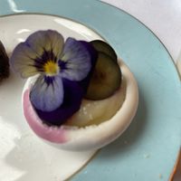 Dessert with vegan tea service   at The Wilde in Dublin