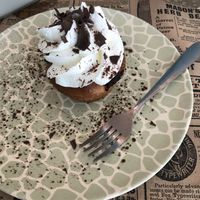 The only picture i took unfortunately 😅 the dessert 🧁   at Plan Bakery Cafe in Tenerife