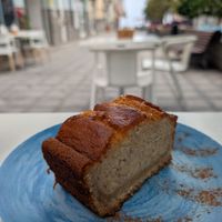 Vegan banana bread at Plan Bakery Cafe in Tenerife