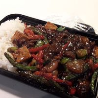 Tofu something something at ORD - Big Bowl - T5 in Chicago