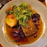 Vegan sunday roast at The Peach Tree in Shrewsbury
