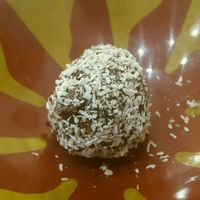 Small raw sugar free cake. yummy!  at Soul Food by Smsom in Podgorica