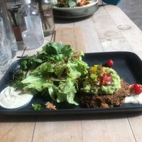 Vegan Burger  at Toad Hall in Motueka