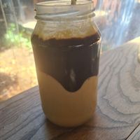 Vegan Iced Coffee at Toad Hall in Motueka