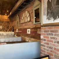 Booth seating, with rustic decorations that are common in all Bareburger locations. :-) at Bareburger in Bayside