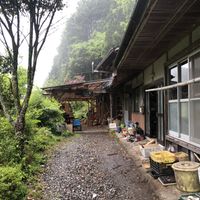 The pathway to the cafe. A unique spot!  at Engawa Cafe and Guesthouse in Wakayama