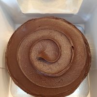 Dark choco moringa cake at Delicielo in Makati