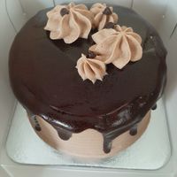 Mocha drop cake at Delicielo in Makati