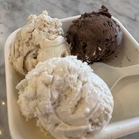 Back is Sticky Buns & Texas Sheet Cake. Front is Lemon Bar  at Jeni's Ice Creams - 12th Ave in Nashville