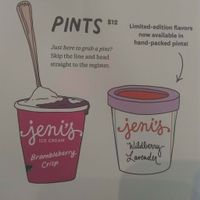 pint cost at Jeni's Ice Creams - 12th Ave in Nashville