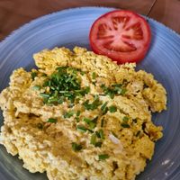 Rührei - leider fast kalt und geschmacklos at Schwarzer Walfisch  in Heidelberg