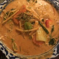 Red curry at Siam House in Bloomington