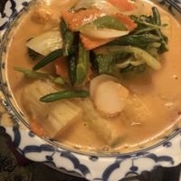 Massamam with vege  at Siam House in Bloomington