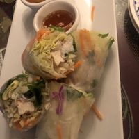 Salad rolls with tofu at Siam House in Bloomington