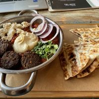 Shaksuka with falafel   at Tel Aviv Urban Food in Lodz