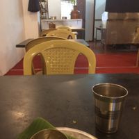 simple interior at Neithal Hotel in Pondicherry
