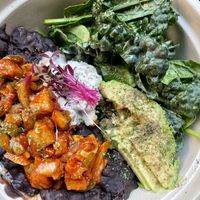 Black bean bowl   at Superfood Bar in Denver