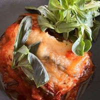 Végan Moussaka  at Le Caillau in Vire-sur-lot