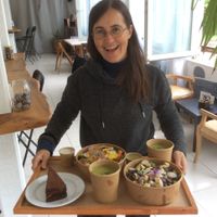 Vanja happy with anticipation at Kucha in Ljubljana