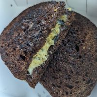 Spinach deep grilled cheese at V Food Spot in London