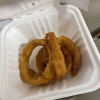 Onion rings (didn't last long)  at V Food Spot in London