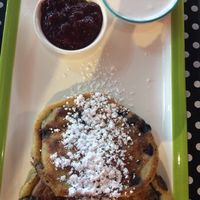 Blueberry Pancakes  at Festivus Cafe in Launceston
