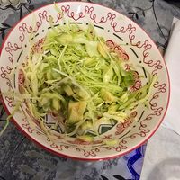Cabbage salad and avocado at Lapamaki in Porto