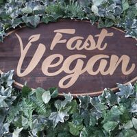 Nice inside logo at Fast Vegan in Castelo Branco