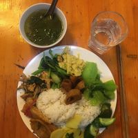 Soup and buffet! at Chay Hoa Bien in Thai Binh