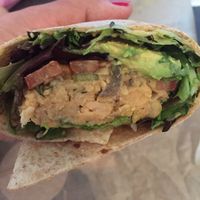 Chickpea wrap at Rustic Cosmo Cafe in Toronto